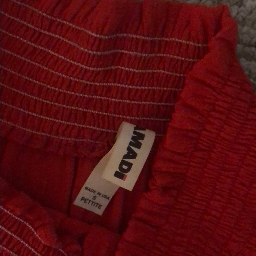 ANTHROPOLOGIE off the shoulder dress S Petite - Picture 4 of 4